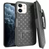 Apple iPhone 11 6.1 (2019) Rome Tech Shell Holster Combo Case Black