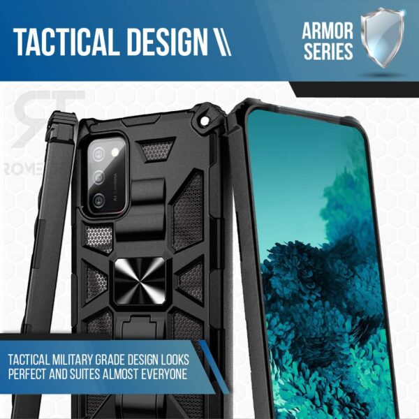 Samsung Galaxy A02s Rome Tech Armos Series Case Black 05 1