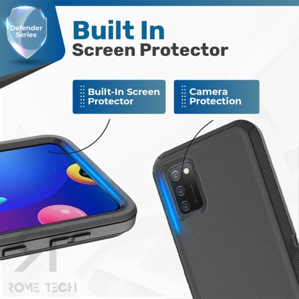 Samsung Galaxy A02s Rome Tech Defender Series Case Black 05