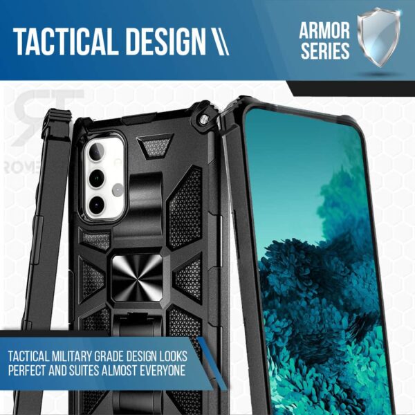 Samsung Galaxy A32 5G Rome Tech Armos Series Case Black 05