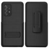 Samsung Galaxy A52 5G Rome Tech Card Slot Holster Case Black 01
