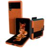 Samsung Galaxy Z Flip 3 5G Rome Tech Shell Holster Combo Case Orange 01