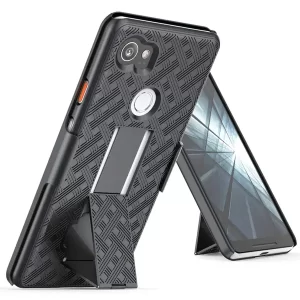 Google Pixel 2 XL Shell Holster Combo Case With Kickstand