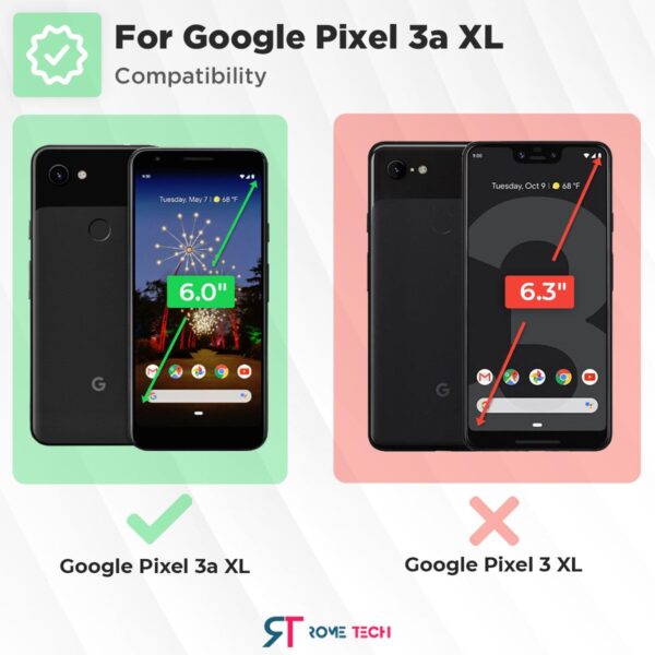 Google Pixel 3a XL Rome Tech Shell Holster Combo Case Black 02