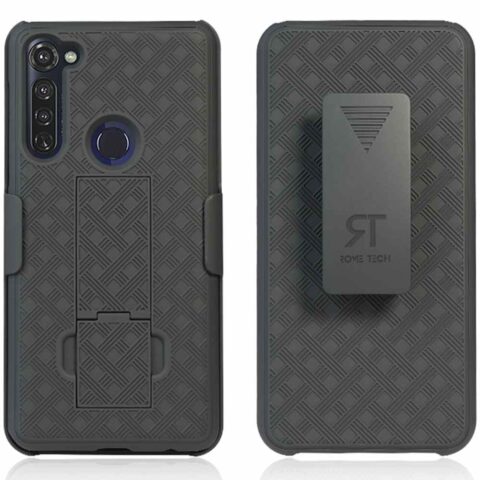 Motorola G Stylus Rome Tech Shell Holster Combo Case Black 0