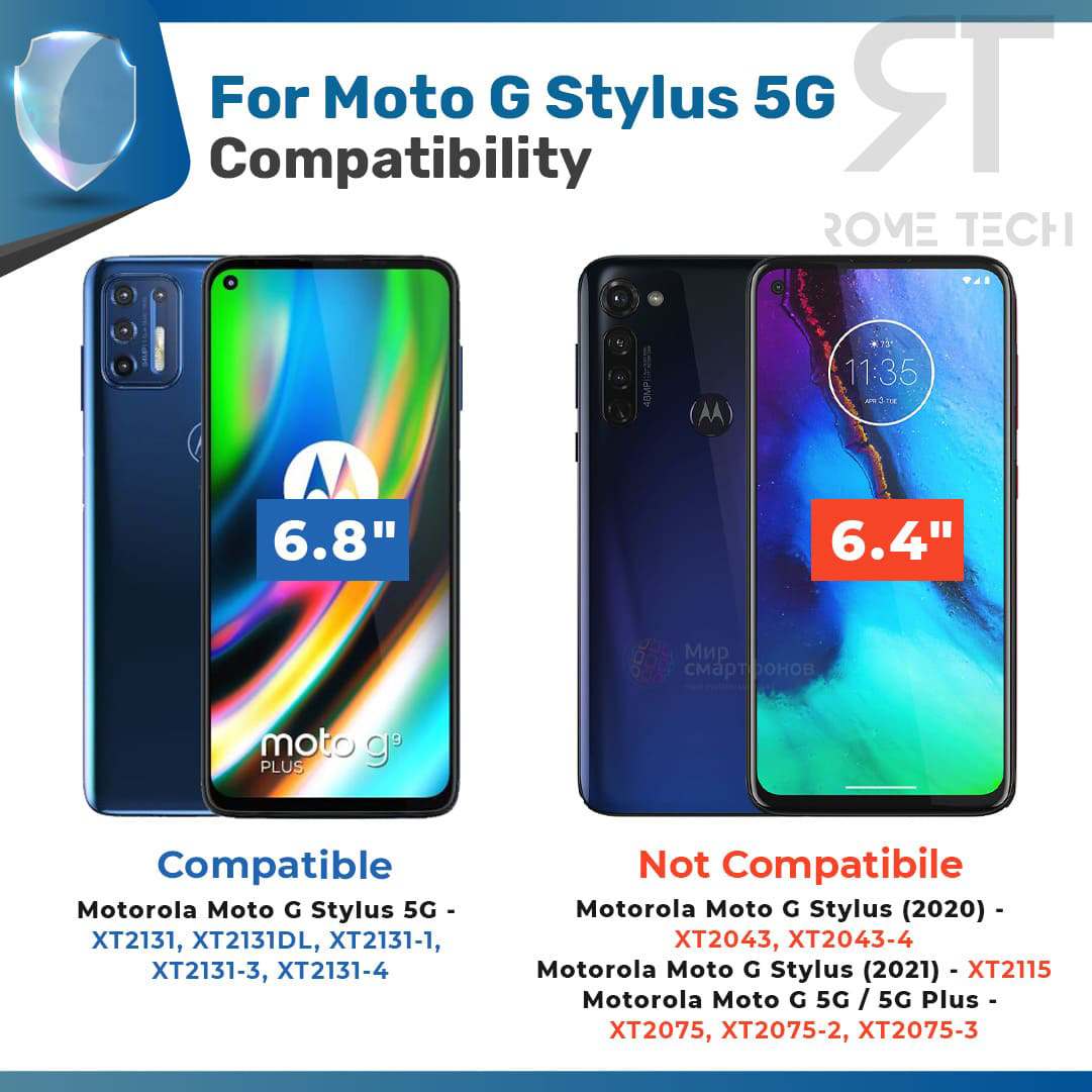 Motorola Moto G Stylus 5G Rome Tech Dual Layer Holster Case