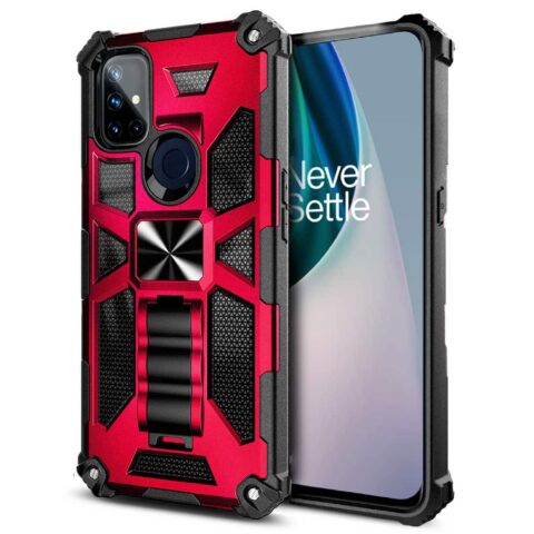 OnePlus Nord N10 5G Rome Tech Armos Series Case Red 01
