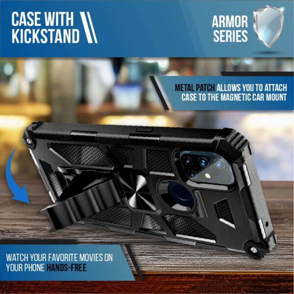 OnePlus Nord N100 Rome Tech Armos Series Case Black 04 1