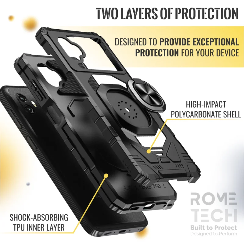 Armor Case with Ring for Samsung Galaxy Xcover 6 Pro