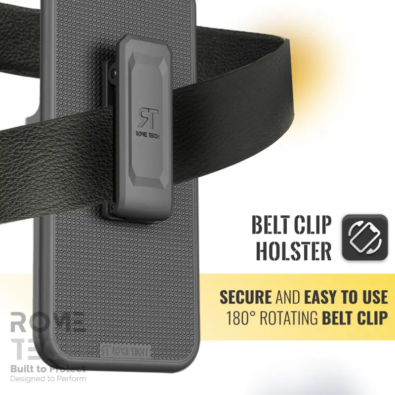 The Rome Tech holster set is an ultra slim Apple iPhone 14 belt case