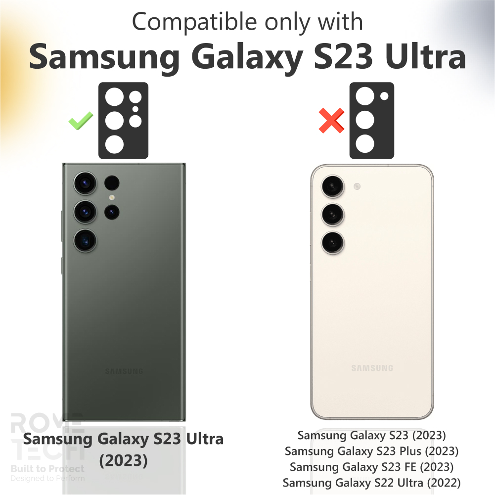 Samsung Galaxy S23 Ultra 6.8 (2023) Rome Tech Shell Holster Combo Case Black