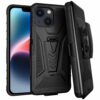 Apple iPhone 14 6.1 2022 Rome Tech Dual Layer Holster Case Black