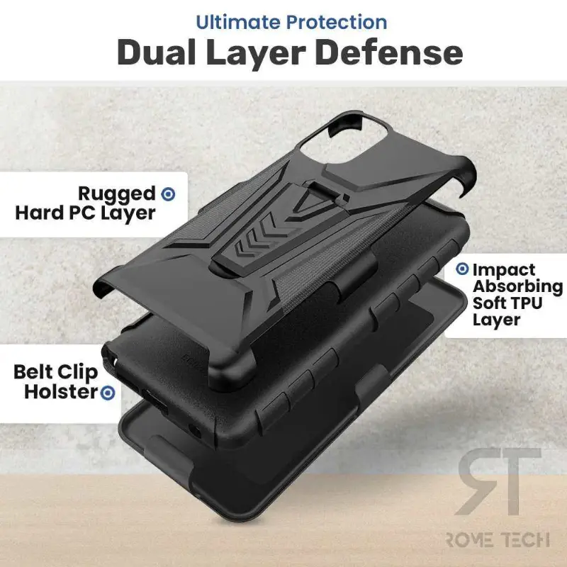 Dual Layer Holster Case for Samsung Galaxy A23 5G Rome Tech