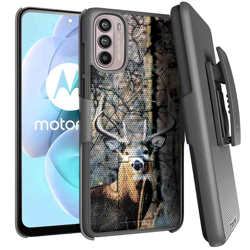 Motorola Moto G 5G 2022 Combo Case Camo Deer