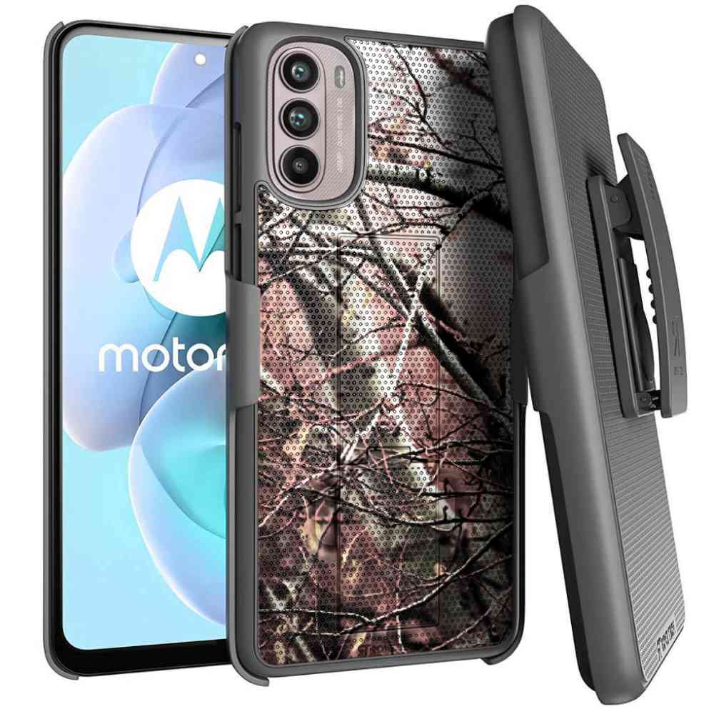 Motorola Moto G 5G 2022 Combo Case Camo Tree