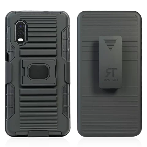 Dual Layer Holster Case for Samsung Galaxy XCover Pro Rome Tech Black