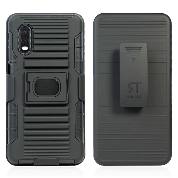 Dual Layer Holster Case for Samsung Galaxy XCover Pro Rome Tech Black