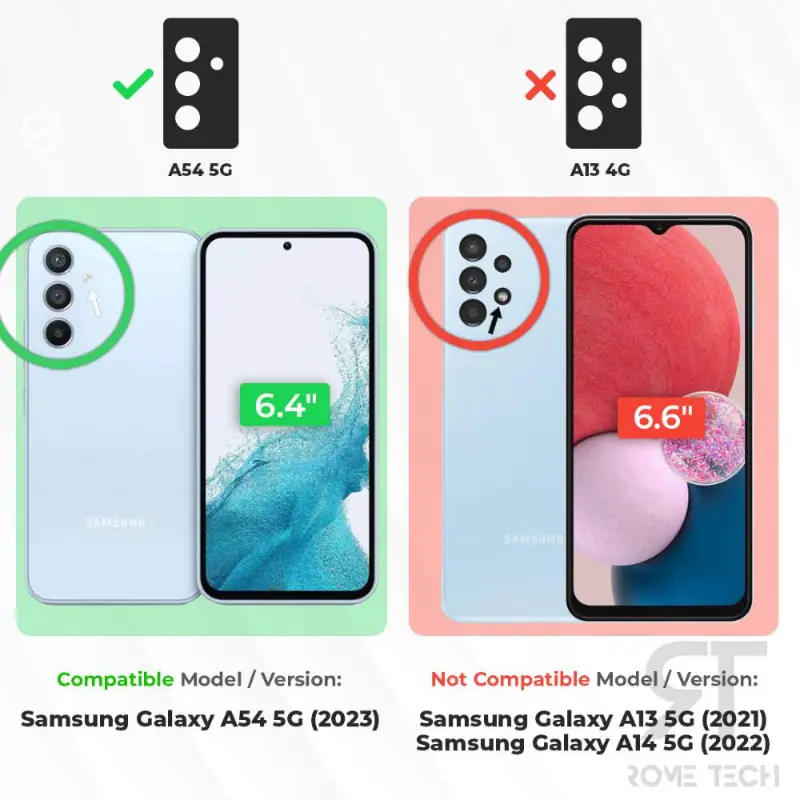 Samsung Galaxy A54 5G Rome Tech Dual Layer Holster Case