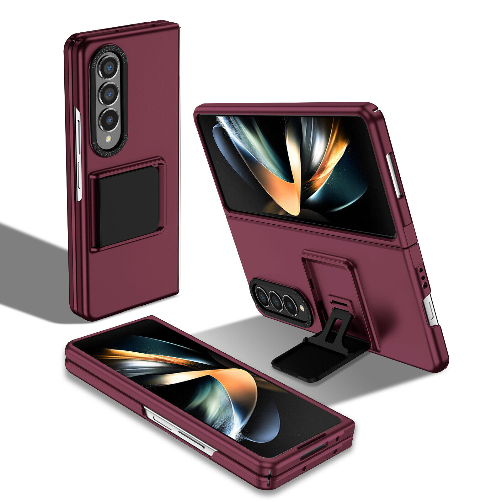 Samsung Galaxy Z Fold 4 Fold 3 5G Shockproof Case Slim Fold Stand Hard Cover