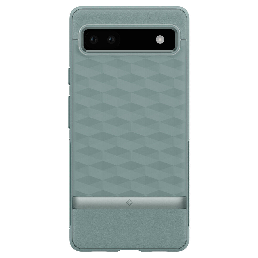 Google Pixel 6a Case Caseology Parallax 3D Hexa Cube Protective Cover Sage Green