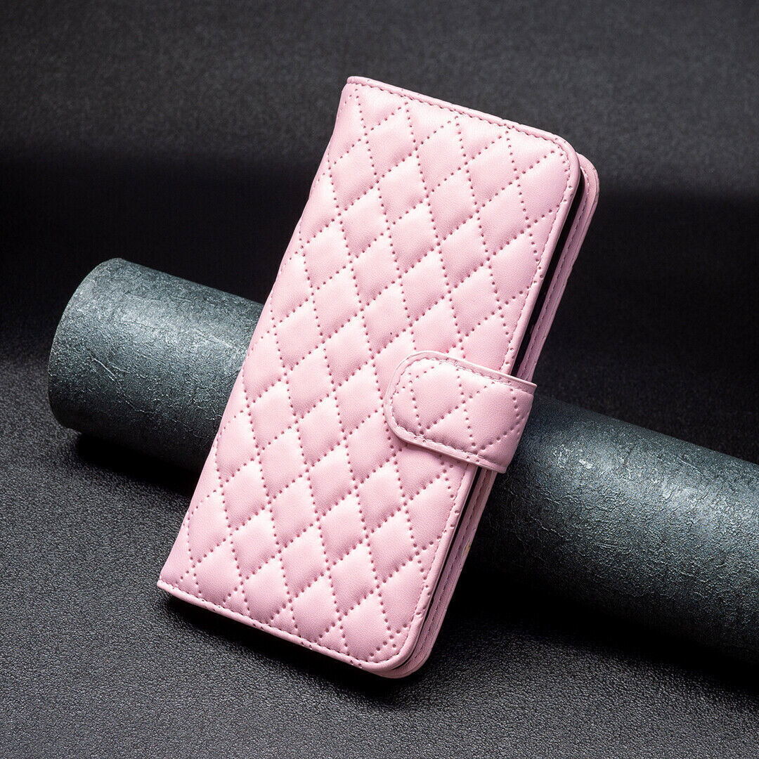 Flip Wallet Case For Moto G13 Leather back Cover Pink