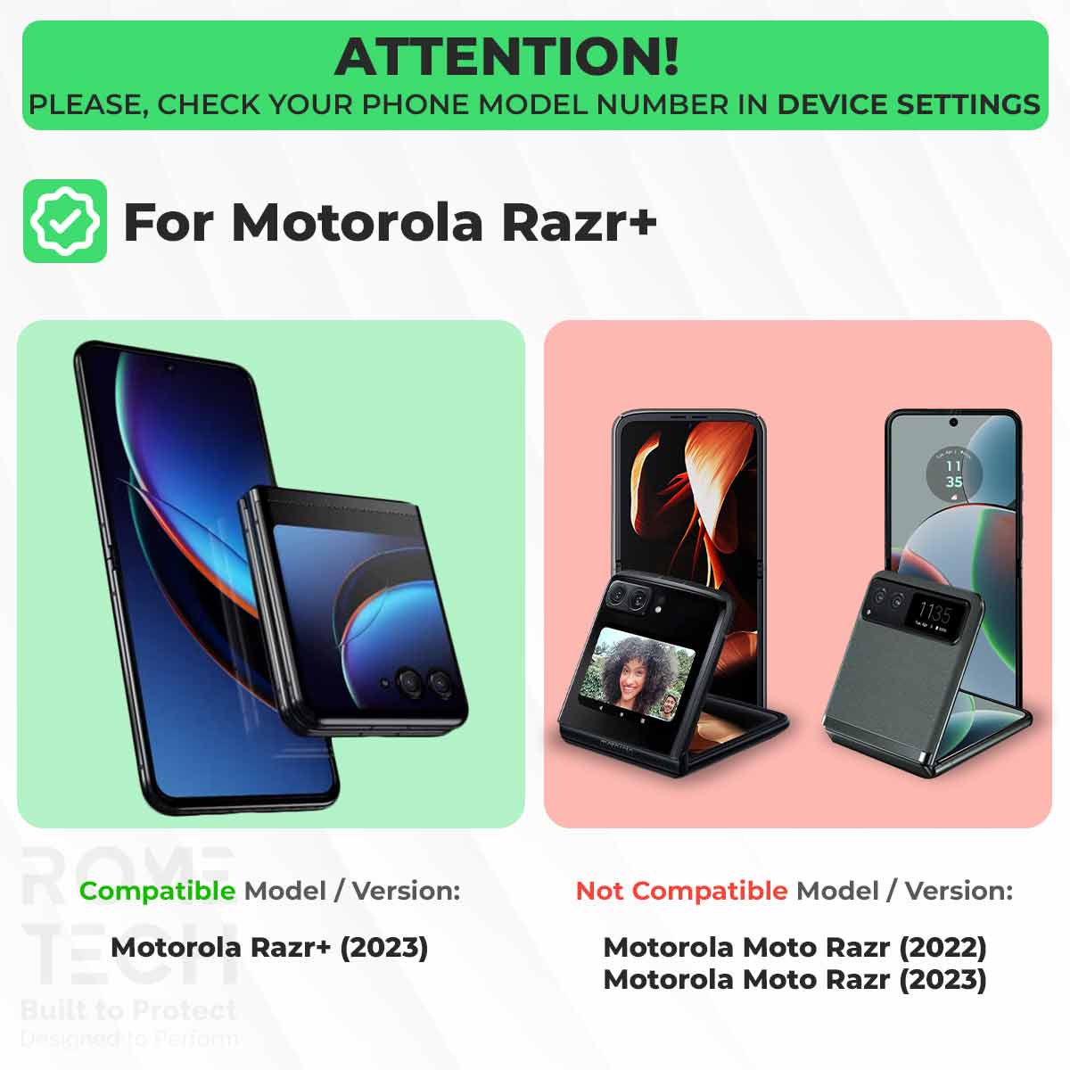 For Motorola Razr 40 Ultra Motorola Razr Plus 2023 MagSafe Case Belt Clip Holster 2