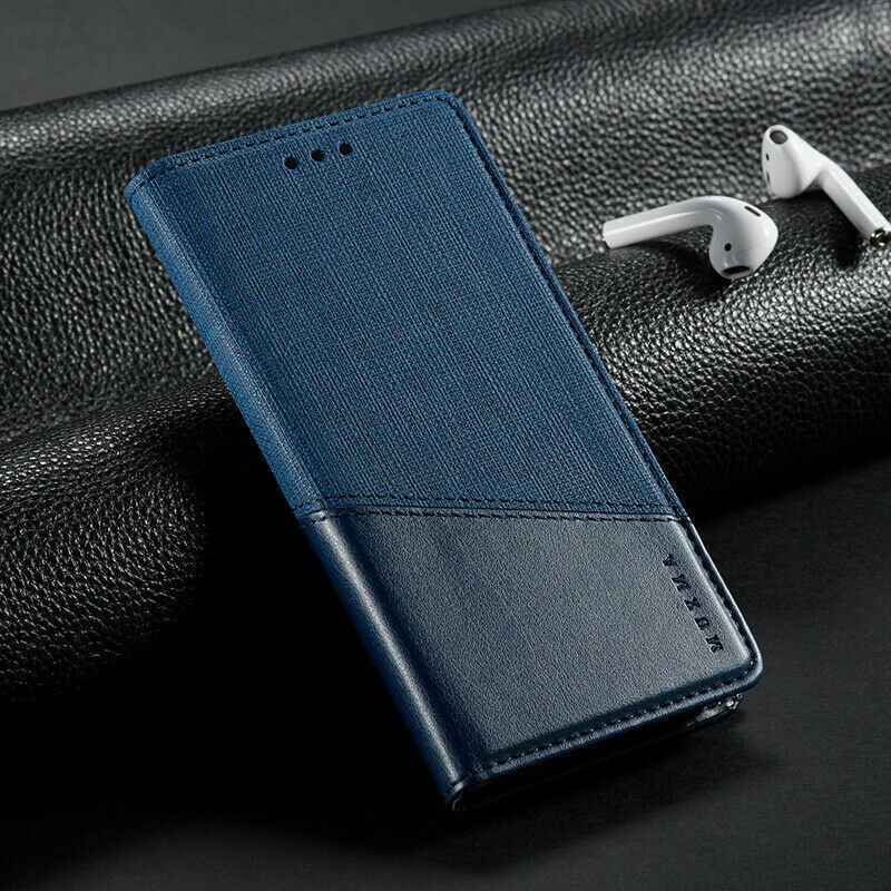 Leather Wallet Flip Case For Oneplus 11R Blue