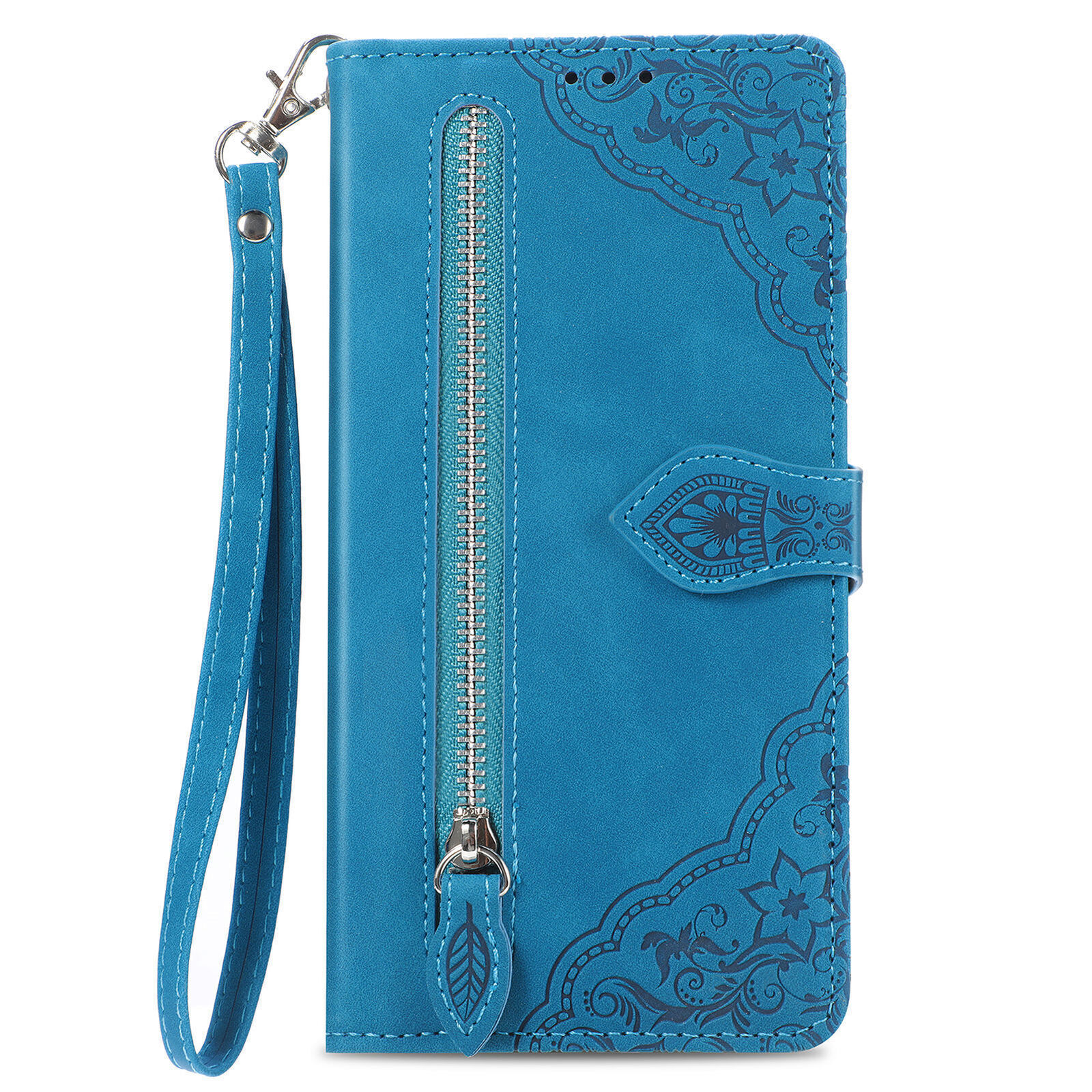 Leather Wallet Flip back Case Fr Oneplus Nord CE 3 Lite Blue