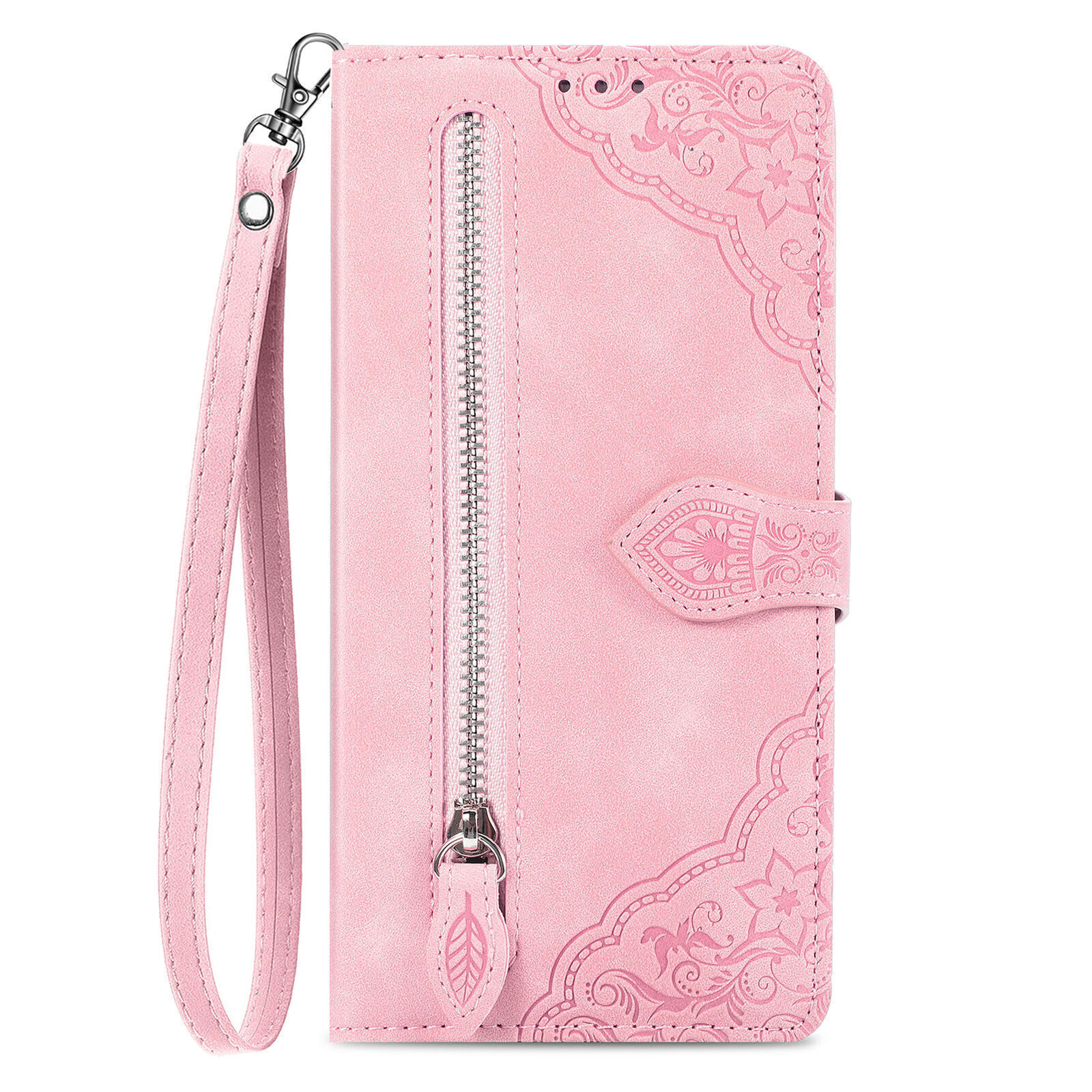 Leather Wallet Flip back Case Fr Oneplus Nord CE 3 Lite Pink
