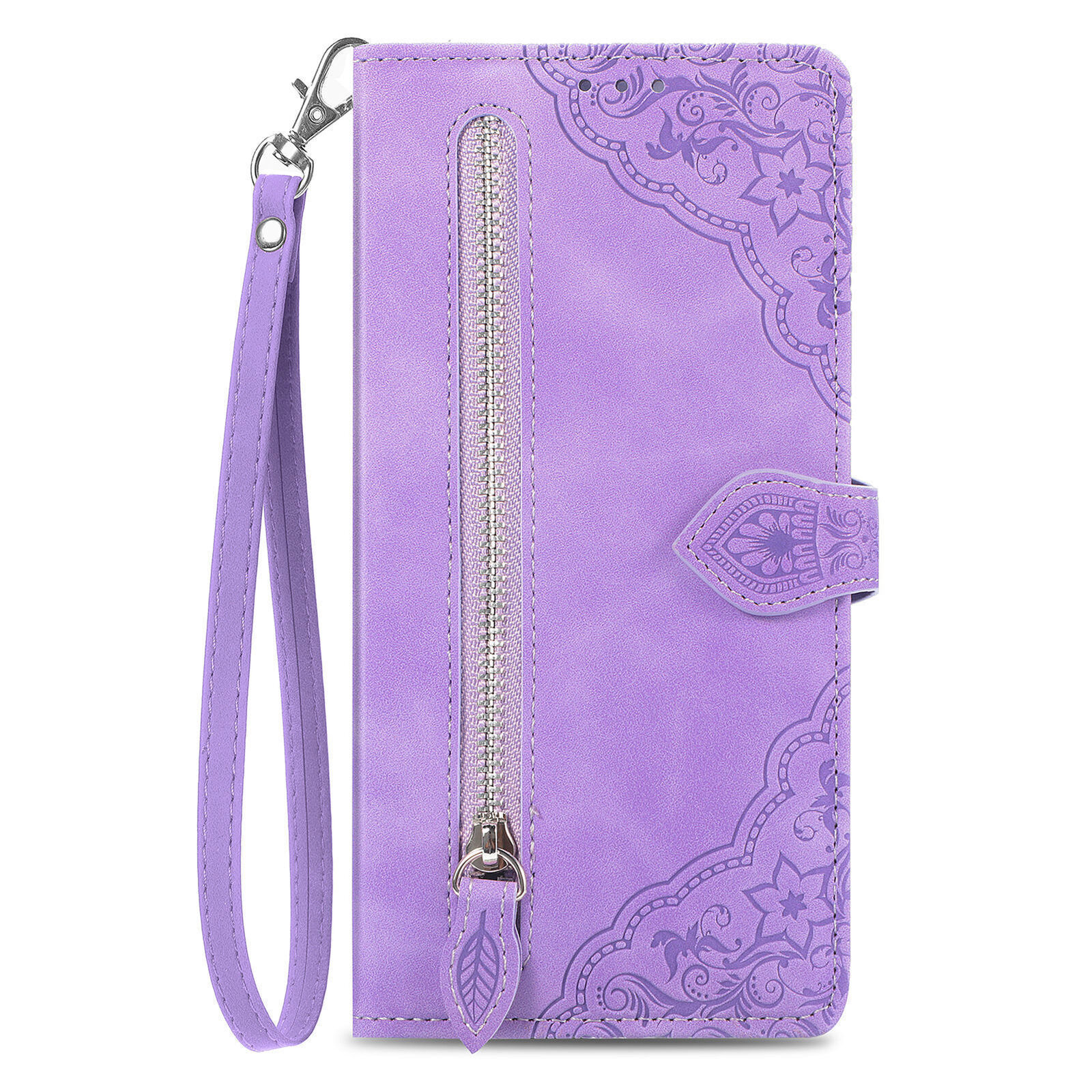 Leather Wallet Flip back Case Fr Oneplus Nord CE 3 Lite Purple