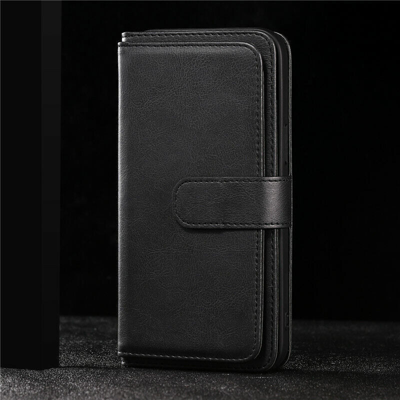 New Case For OnePlus Nord CE3 Lite Luxury Wallet Flip Leather Cover Black