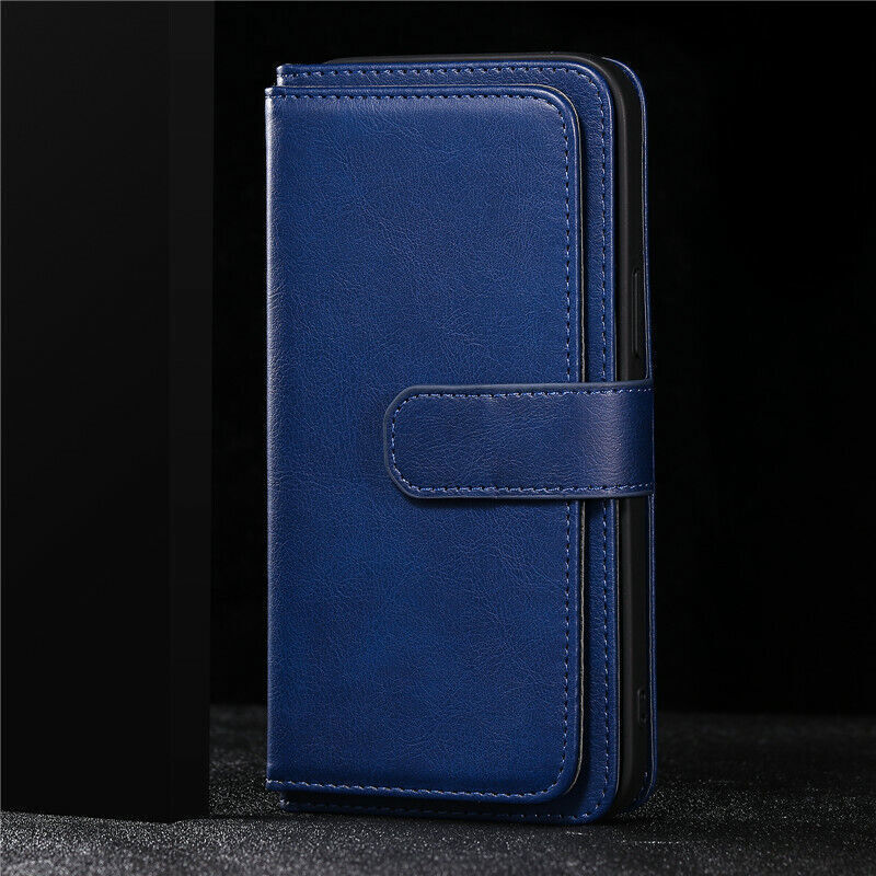 New Case For OnePlus Nord CE3 Lite Luxury Wallet Flip Leather Cover Blue