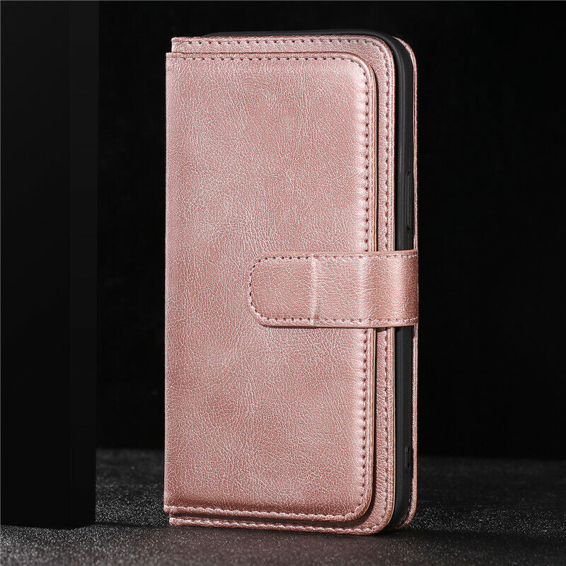New Case For OnePlus Nord CE3 Lite Luxury Wallet Flip Leather Cover Rose Gold