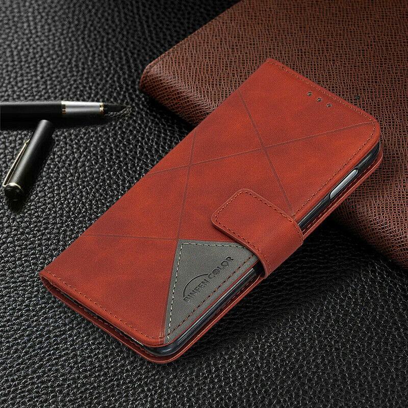 Nokia C22 C32 G22 Leather Flip Wallet Case Cover Brown