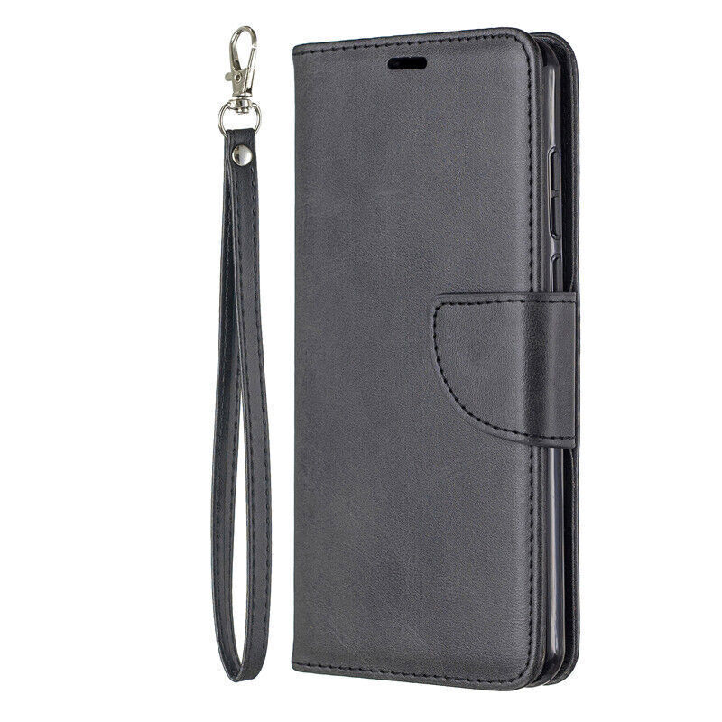 Nokia C22 C32 G22 Magnetic Leather Flip Wallet Case Cover Black