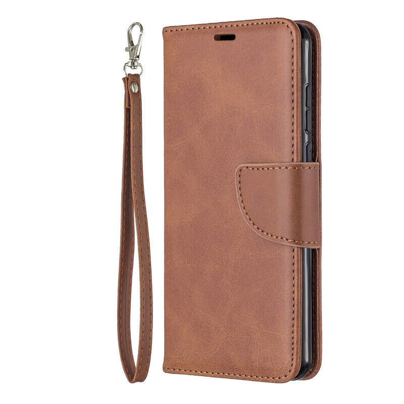 Nokia C22 C32 G22 Magnetic Leather Flip Wallet Case Cover Brown