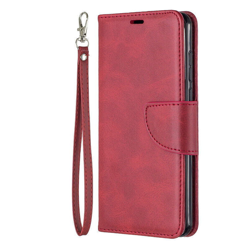 Nokia C22 C32 G22 Magnetic Leather Flip Wallet Case Cover Red