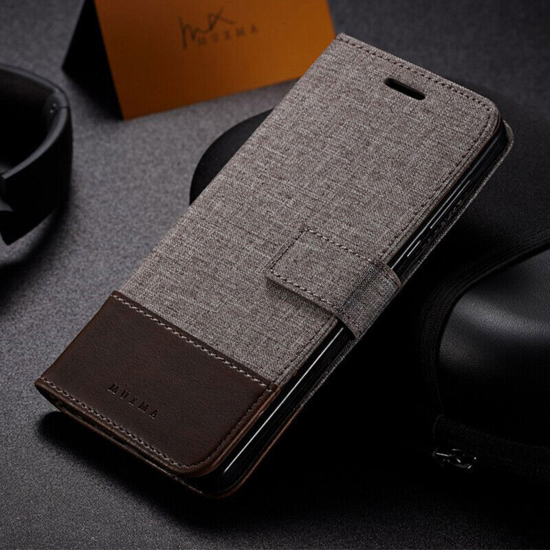 OnePlus 11R Canvas Leather Flip Case Brown