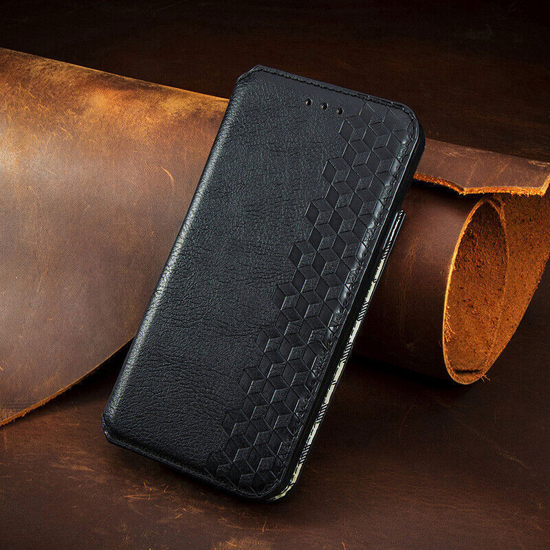 OnePlus CE 3 Magnetic Flip Leather Wallet Case Cover Black