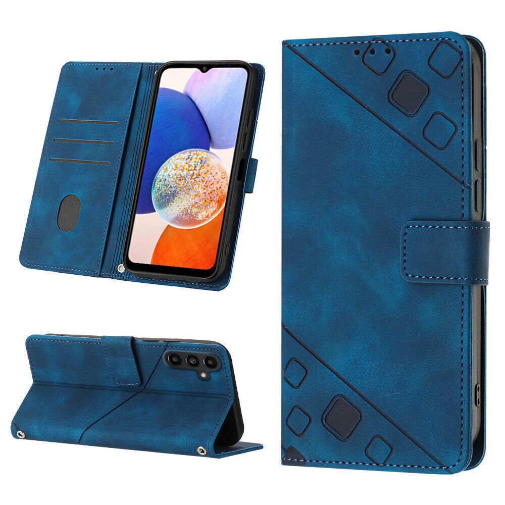 Oneplus CE3 Leather Wallet Flip back Case Blue