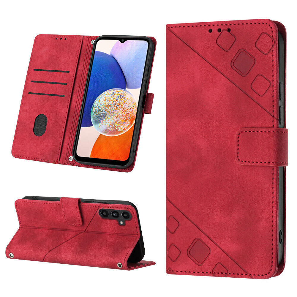 Oneplus CE3 Leather Wallet Flip back Case Red