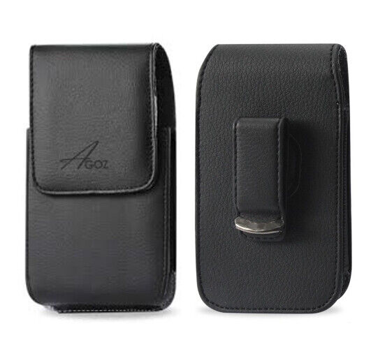 Vertical Leather Case Swivel Belt Clip Pouch Holster for Motorola THINKPHONE