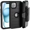 Apple iPhone 15 Plus (2023) Rome Tech Defender Series Case Black