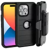 Apple iPhone 15 Pro (2023) Rome Tech Defender Series Case Black