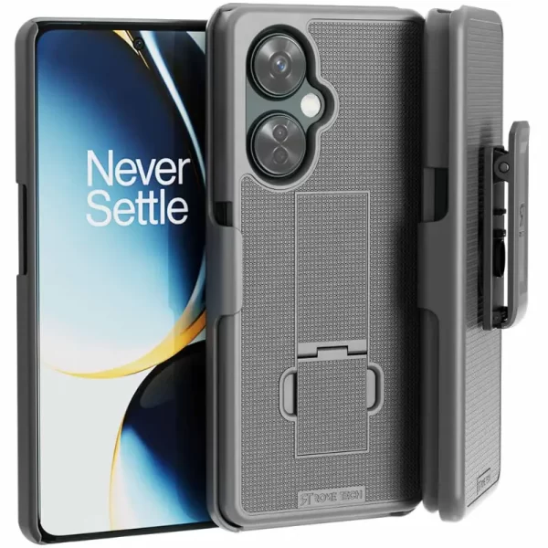 OnePlus Nord N30 5G Rome Tech Shell Holster Combo Case Black