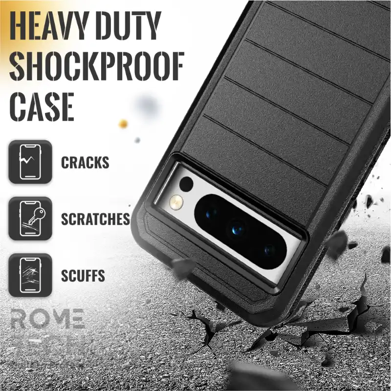 Pixel 8 Pro Rome Tech Defender Series Case
