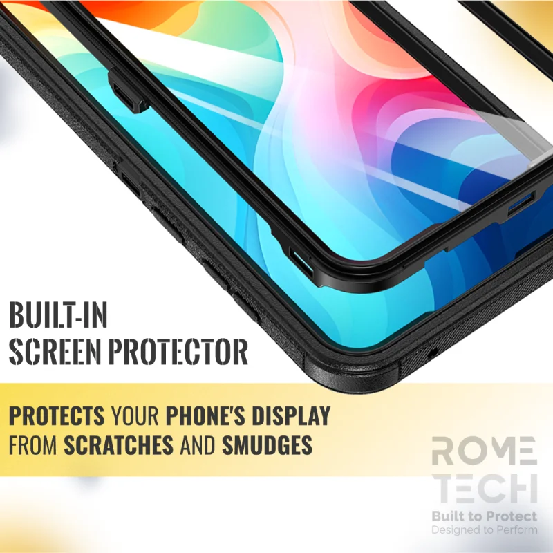 Samsung Galaxy S23 FE Rome Tech Defender Series Case Black