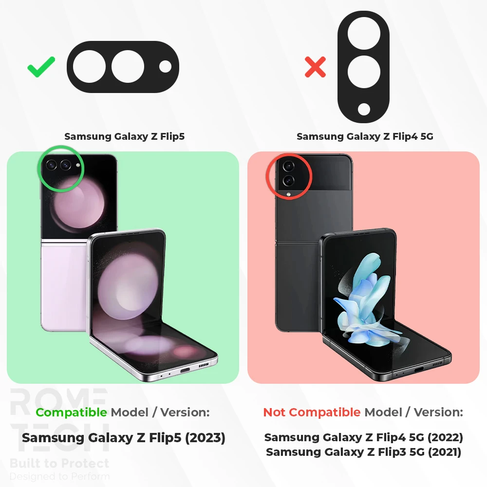 Samsung Galaxy Z Flip5 (2023) Rome Tech Shell Holster Combo Case w:Magsafe