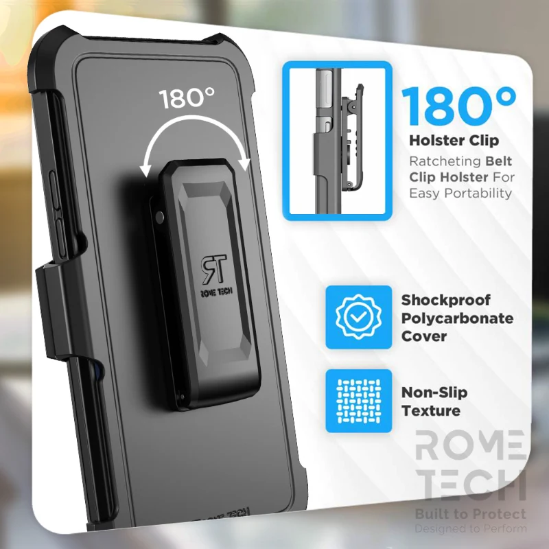 iPhone 15 (2023) Rome Tech Dual Layer Holster Case w:Magsafe
