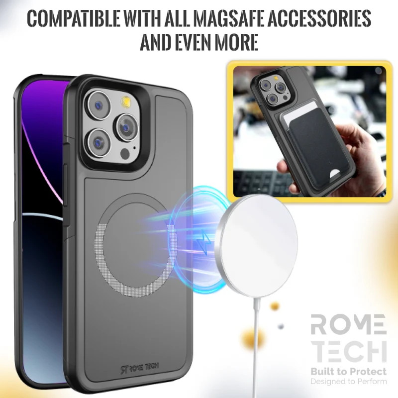 iPhone 15 Pro (2023) Rome Tech Dual Layer Holster Case w:Magsafe
